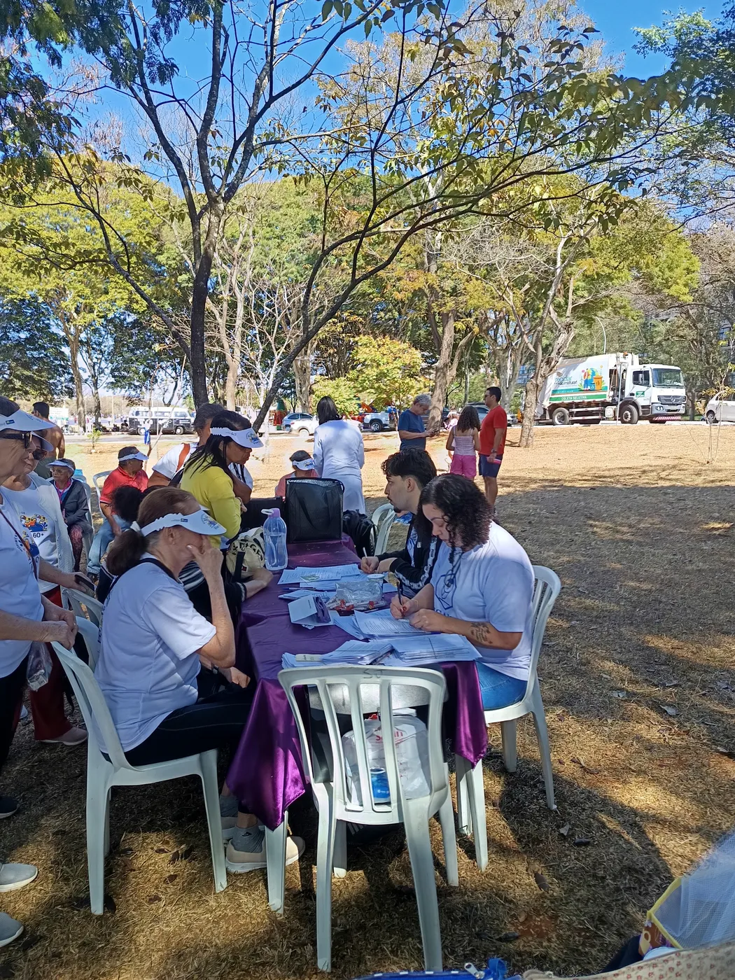 Ação no Eixão do Lazer
